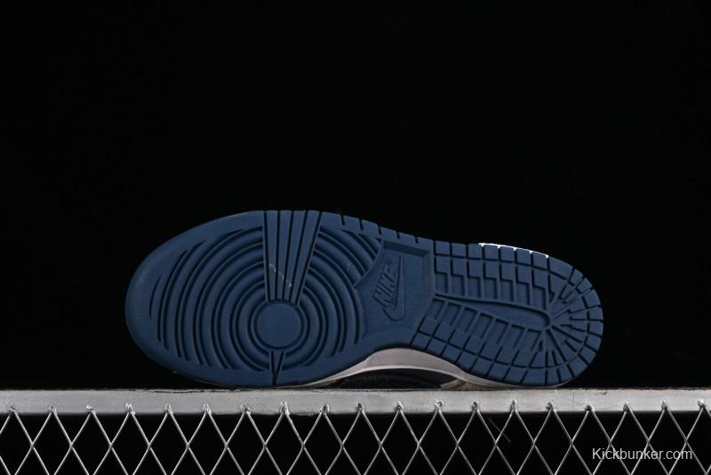 Nike Dunk Low Panda Prank Wave Fishing Blue Brown Low Top Casual Sneakers - DD1391-400