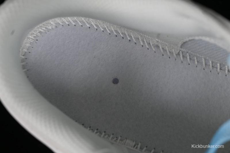 Nike SB Dunk Low Supreme Collaboration - Light Blue Double Swoosh Anniversary Customized Low-Top Casual Sneakers - BB8675-108