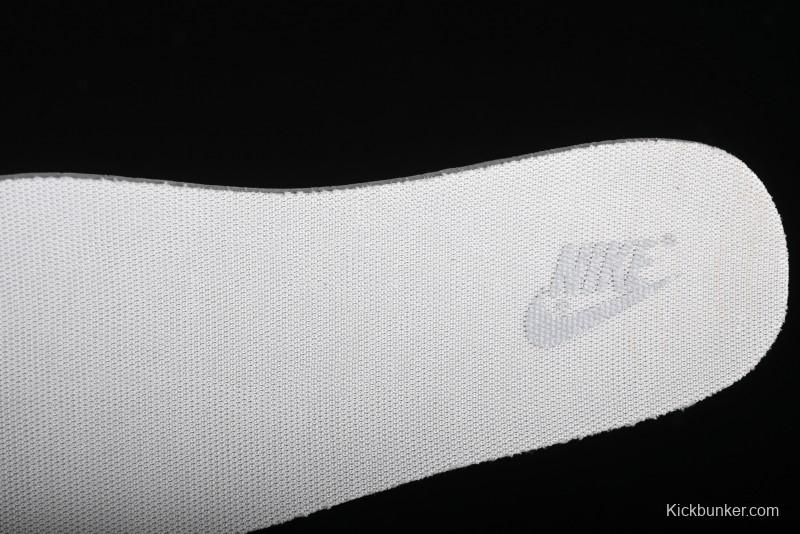 Nike SB Dunk Low Supreme Collaboration - Off White Gray Swoosh Anniversary Custom Low-Top Casual Skate Shoes - DQ1098-392