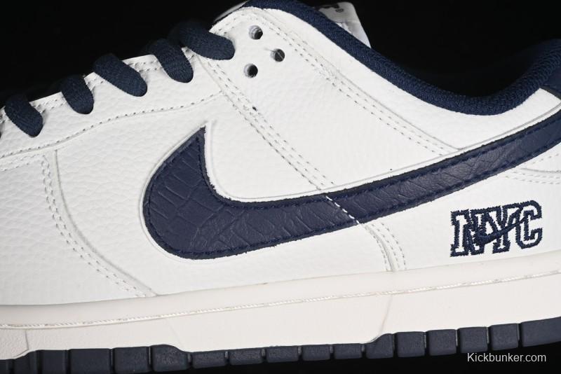 Nike SB Dunk Low NYC Collaboration Dark Blue Low-Top Casual Skateboarding Shoes - NC2103-303