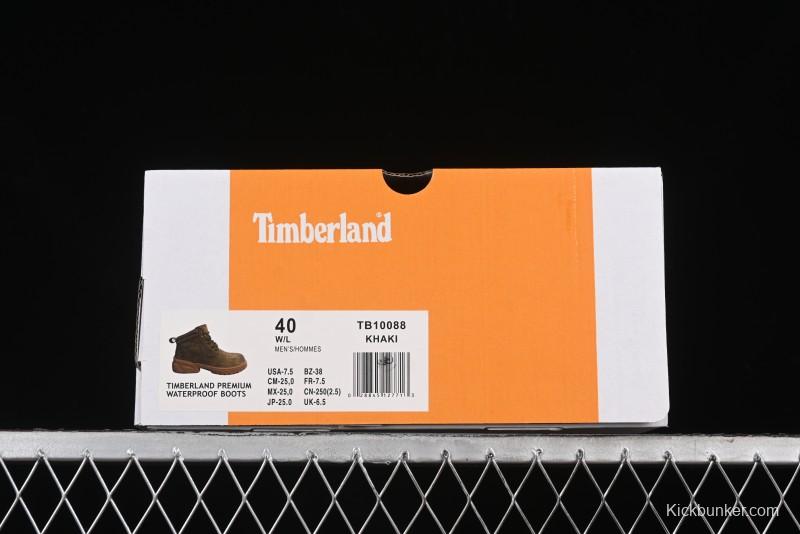 Timberland Outdoor Mid-Top Casual Chukka Boots with Premium Suede Leather and Anti-Odor Insole - TB10088KHAKI