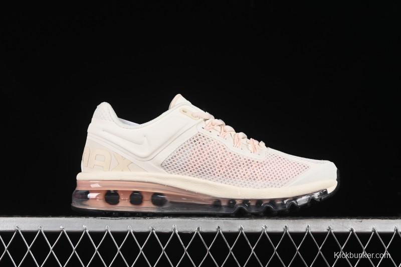 Nike Air Max 2013 Retro Breathable Mesh Running Shoes with Full-Length Max Air Cushion - HF3660-100