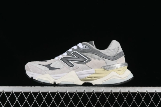 New Balance 9060 Retro Casual Running Sneakers with ABZORB Cushioning Technology - U9060GRY