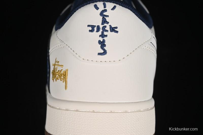 Nike Travis Scott x Fragment Design x Air Jordan 1 Low OG SP AJ1 Retro Sneakers - XY2688-121