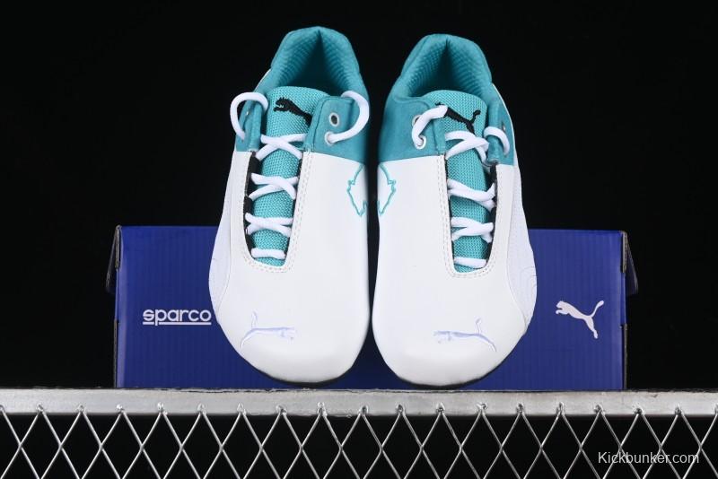 Puma Sparco Future Round Toe Lace-Up Leather Fabric Low-Top Lifestyle Casual Shoes - 307891-01