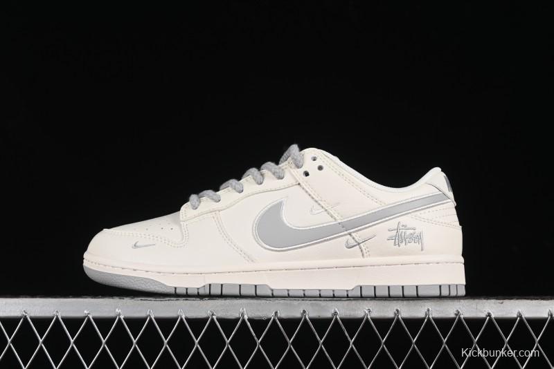 Nike SB Dunk Low Stussy Anniversary Custom Low-Top Casual Sneakers - SJ2068-282