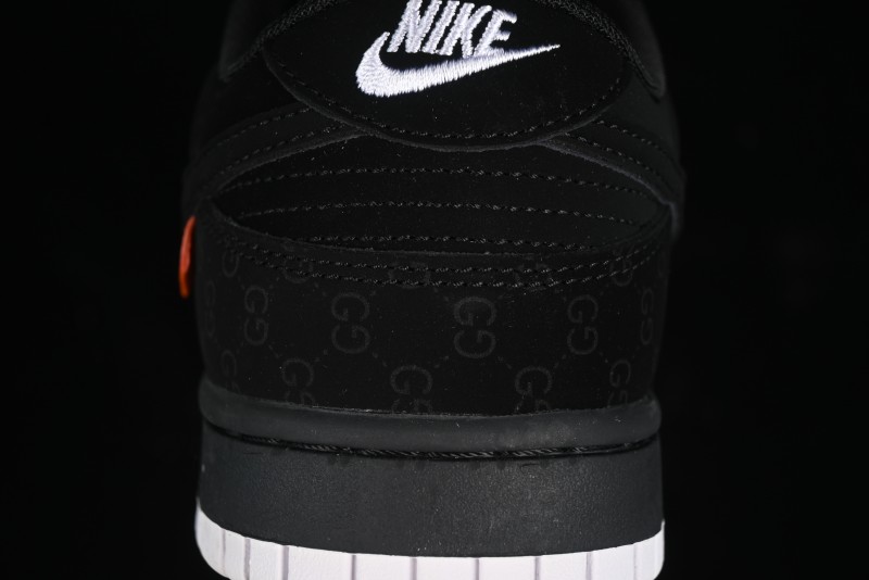Nike SB Dunk Low Gucci Collaboration Dark Floral Pattern Anniversary Custom Low-Top Casual Sneakers - FC1688-140