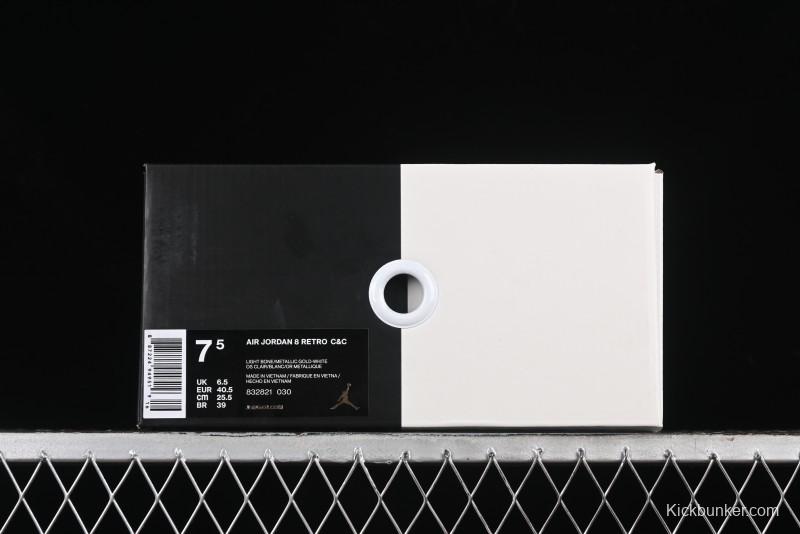 Nike Air Jordan 8 Retro "Champagne" Basketball Shoes Inspired by O'Brien Trophy - 832821-030