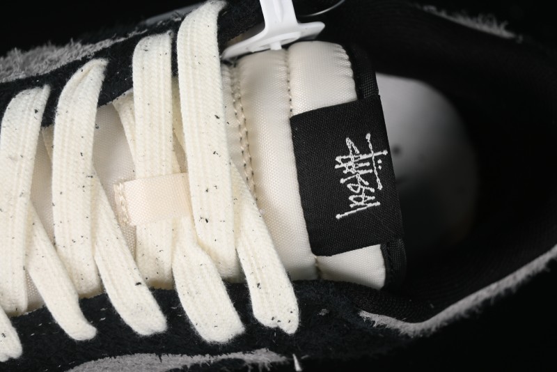 Nike SB Dunk Low Stussy Series - Grey Black with Black Swoosh Anniversary Custom Low-Top Casual Skate Shoes - MM1089-028