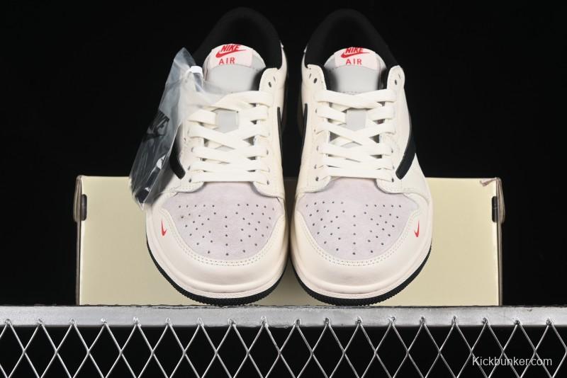 Nike Travis Scott x Fragment Design x Air Jordan 1 Low OG SP AJ1 Supreme Collaboration - LJ5188-023