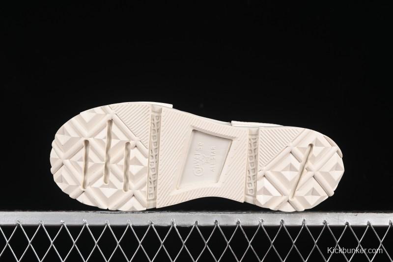 Converse Lifestyle Run Star Legacy Platform High Top Canvas Shoes with Mini Bow and Lace Trim - A10027C