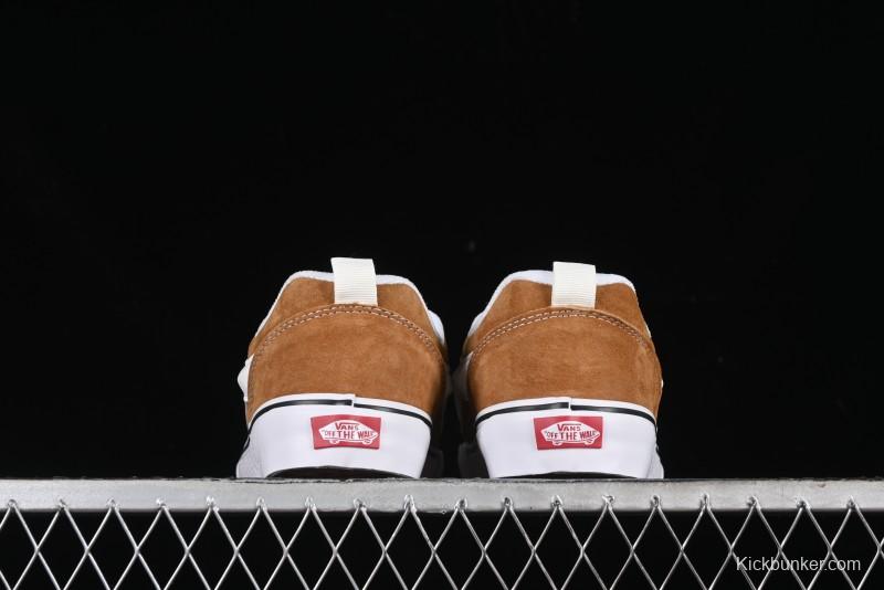 Vans Classics Knu Skool Retro Sneakers with Enlarged Toe and Thickened Trim - VN000CS0BR0