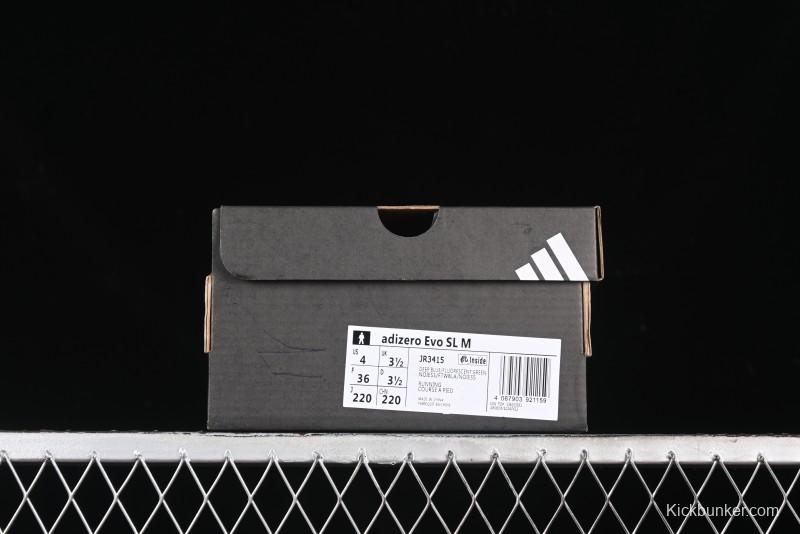 Adidas Adizero Evo SL Lightweight Breathable Cushioned Running Shoes - JR3415