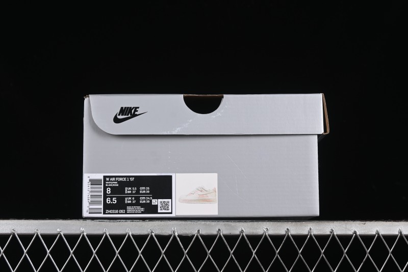 Nike Air Force 1 '07 Low Custom Spray Cherry Blossom Story Low-Top Casual Sneakers - ZH0316-052