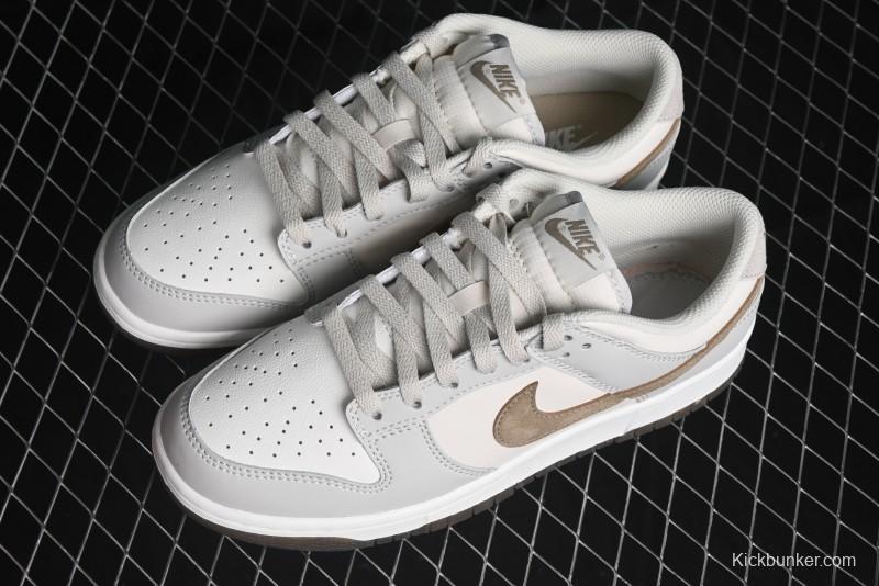 Nike Dunk Low SB Casual Sneakers in Phantom/Khaki - FJ4188-001