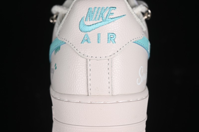 Nike Air Force 1'07 Low "Keep Smile" Casual Lace-Up Sneakers - DZ1328-112