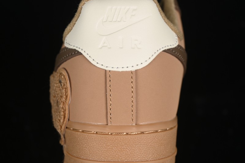 Nike Air Force 1 '07 Low Maillard Bear Casual Sneakers - CJ9297-999