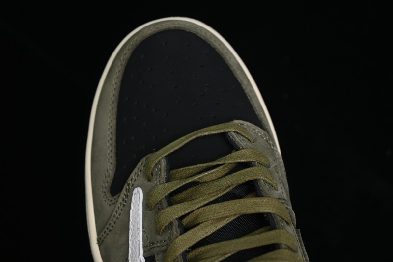 Nike Travis Scott x Air Jordan 1 Low OG AJ1 Collaboration Reverse Swoosh Sneakers - DM7866-002