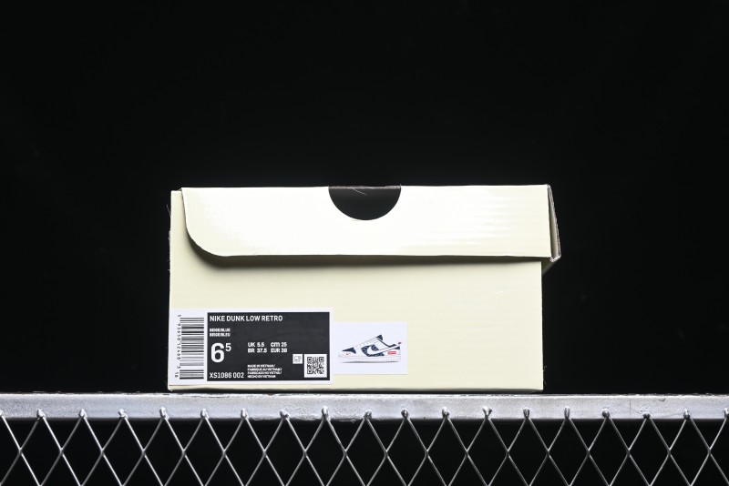 Nike SB Dunk Low Supreme Collaboration - White Blue with Crystal Outsole Anniversary High-End Custom Low-Top Casual Skate Shoes - XS1086-002
