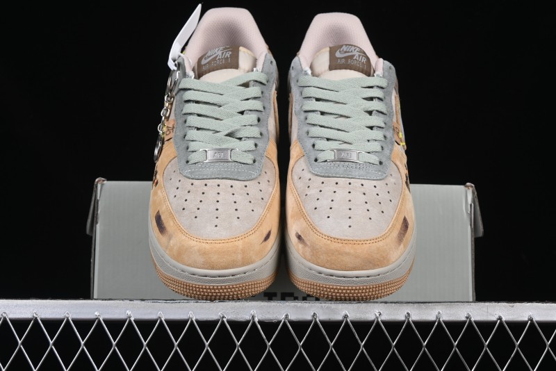 Nike Air Force 1'07 Low "Kakarot" Dragon Ball Z Custom Casual Sneakers for Autumn Winter - CD1212-666