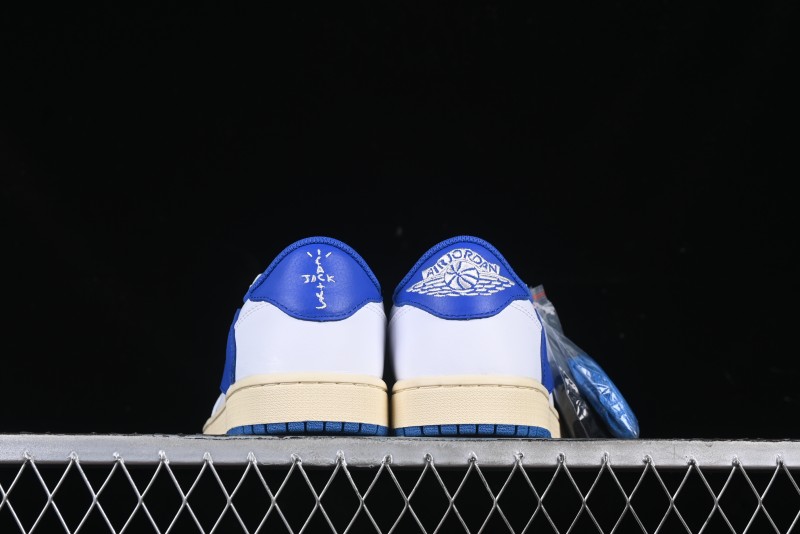 Nike Travis Scott x Air Jordan 1 Low OG AJ1 Reverse Swoosh Sneakers - DM7866-104