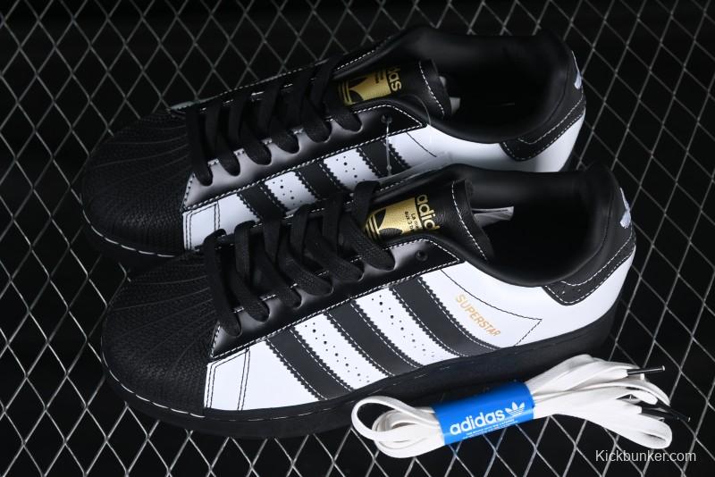 Adidas Originals Superstar XLG Casual Sneakers with Shell Toe and Thick Sole - IE8409