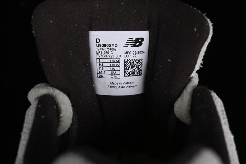 New Balance Joe Freshgoods x New Balance 9060 Retro Casual Running Sneakers with ABZORB Cushioning - U9060SYD