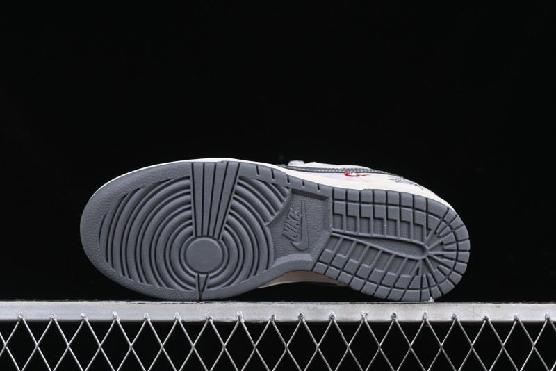 Nike SB Dunk Low Stussy Anniversary Edition Custom High-End Casual Sneakers - DM6868-027