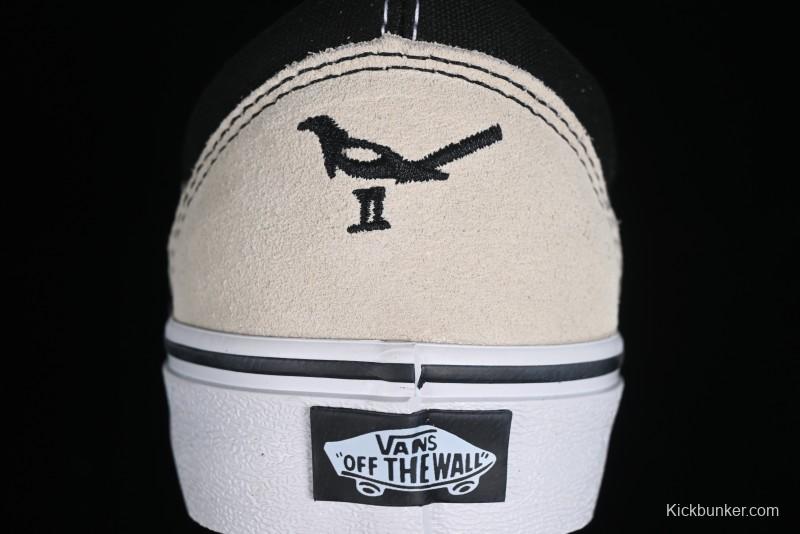 Vans Buzz Old Skool Peace Dove Classic Canvas Patchwork Low-Top Skate Shoes - VN000CR5BPB