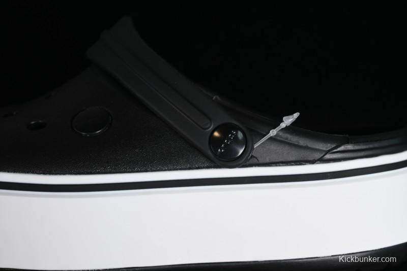 Crocs Crocband Platform Rainbow Comfortable Thick-Soled Clogs - B.D4