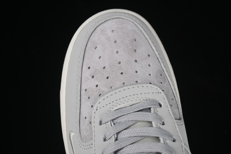 Nike Air Force 1 '07 Low Stussy Collaboration Galaxy Grey Low-Top Casual Sneakers - KK1988-055