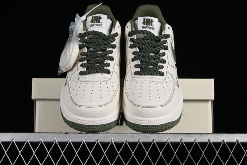Nike Undefeated x Air Force 1'07 Low Military Green Hemp Rope Casual Sneakers - UT2023-202