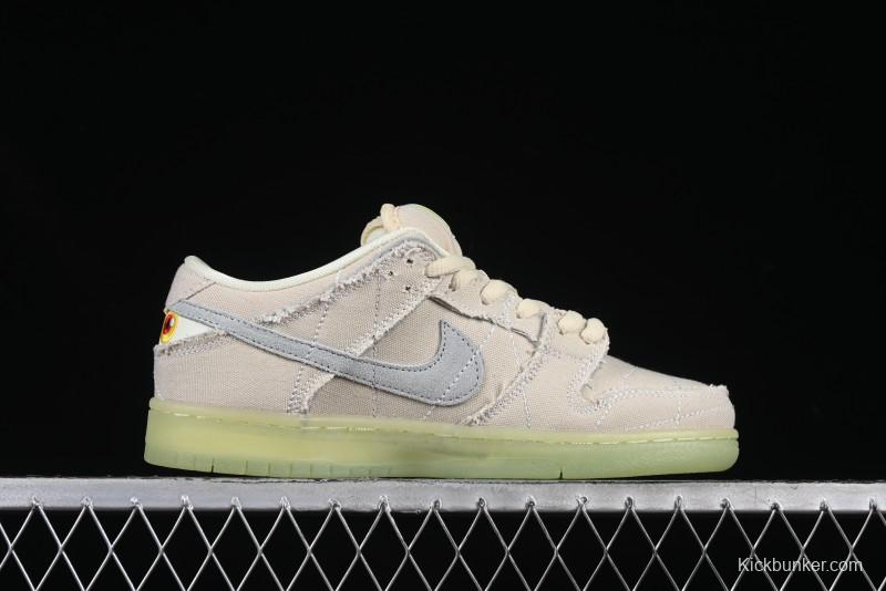 Nike SB Dunk Low "Mummy" Casual Skate Shoes with Tear-Away Fabric and Egyptian Theme - DM0774-111
