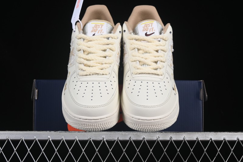 Nike Air Force 1 '07 Low Casual Sneakers with Pop Mart Molly Design - FJ7740-210