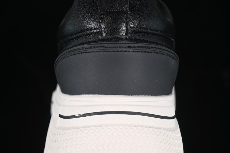 Shoot Brand Replay Black Plum Retro Comfort Leather Anti-Slip Platform Low-Top Casual Sneakers - AJD4
