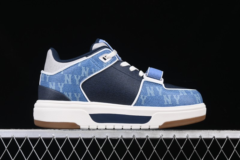 New York Yankees MLB Chunky Liner Lightweight Platform Sneakers with 6cm Height Increase - 3ASXCHL4N50BLS