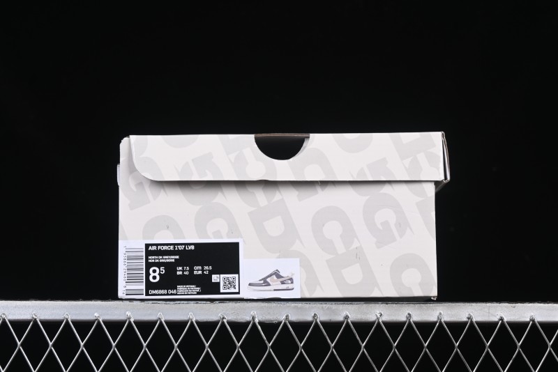 Nike Air Force 1 '07 Low North Face Collaboration Light Grey Two-Tone Low-Top Casual Sneakers - DM6688-046