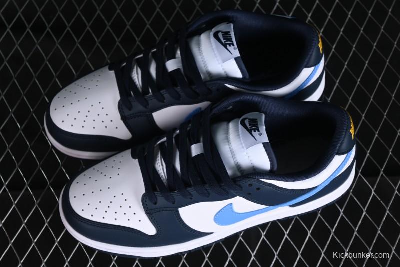 Nike Dunk Low SB Casual Skate Shoes in Obsidian/University Blue Colorway - FN7800-400
