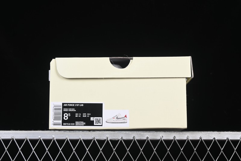 Nike Air Force 1 '07 Low Supreme Casual Sneakers with Full-Length Air Cushion - BB7518-020