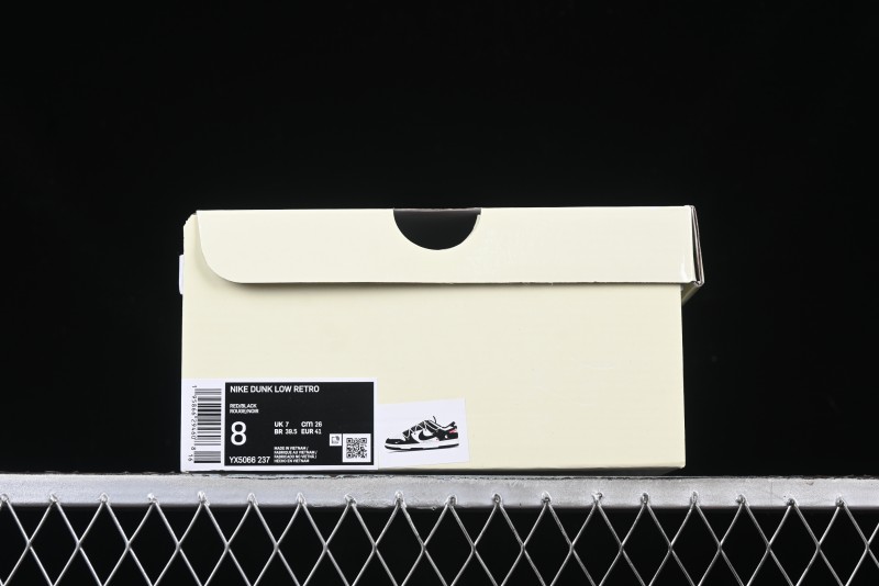 Nike SB Dunk Low Carhartt x Supreme Collaboration - Strap Black Hook Anniversary High-End Custom Low-Top Casual Skate Shoes - YX5066-237