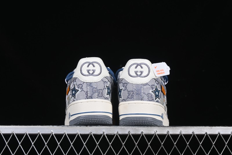 Nike Air Force 1 '07 Low Blue Star Casual Sneakers - BD0077-222