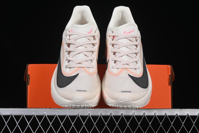 Nike Zoom Fly 6 Lightweight Responsive Running Shoes with Flyknit and React Technology - FN8455-102