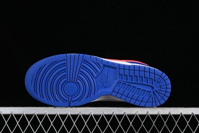 Nike Dunk Low SB Casual Skate Shoes in White Blue Red - CW1590-104