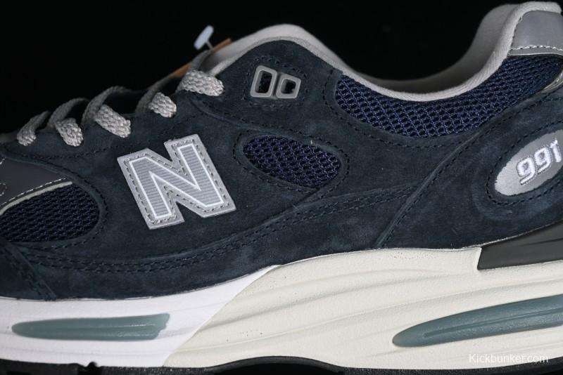 New Balance Made In USA 991 Series Classic Casual Dad Shoes Retro Running Sneakers - U991NV2