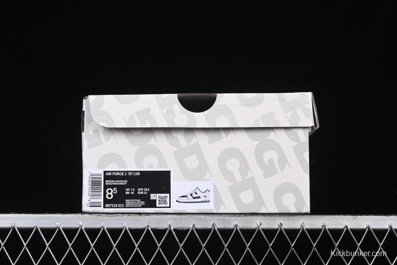 Nike Air Force 1 '07 Low The North Face x CDG Black White Casual Sneakers - BB7518-013