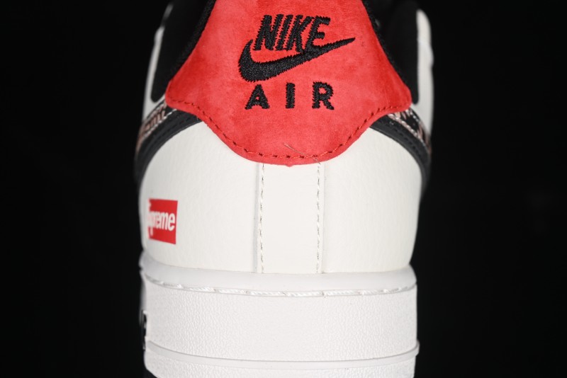 Nike Air Force 1 '07 Low Supreme Snake Year Limited Edition Basketball Shoes with Python Swoosh - DM6688-026