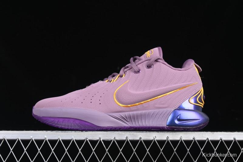 Nike LeBron XXI EP Basketball Shoes with Zoom Air Cushion and Rope Lacing System - FV2345-500