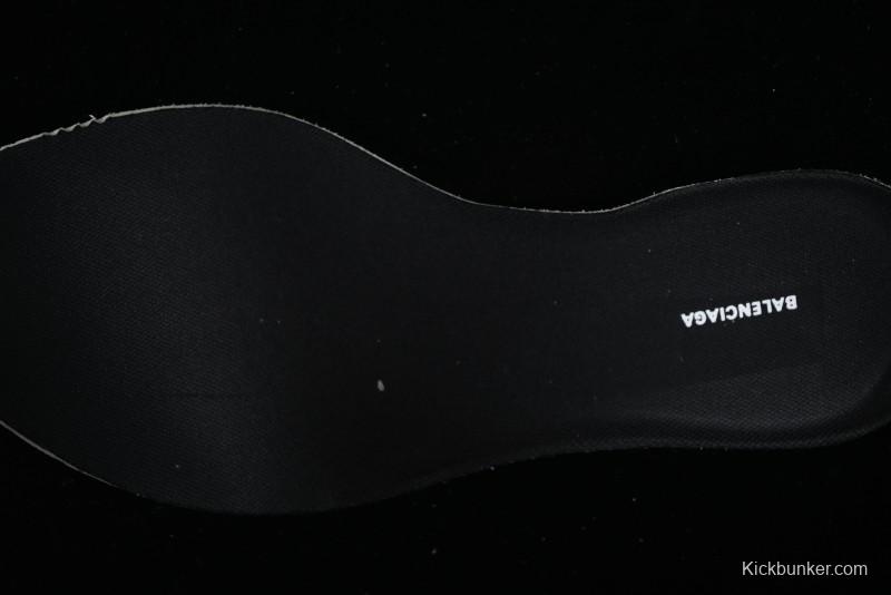 Balenciaga Monday Leather Round Toe Lace-Up Low-Top Casual Shoes - WDTSC1000