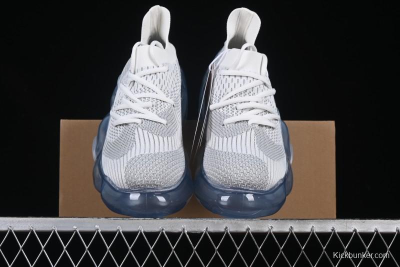 Grounds Bubble High Platform Sneakers White Gray - AJE5