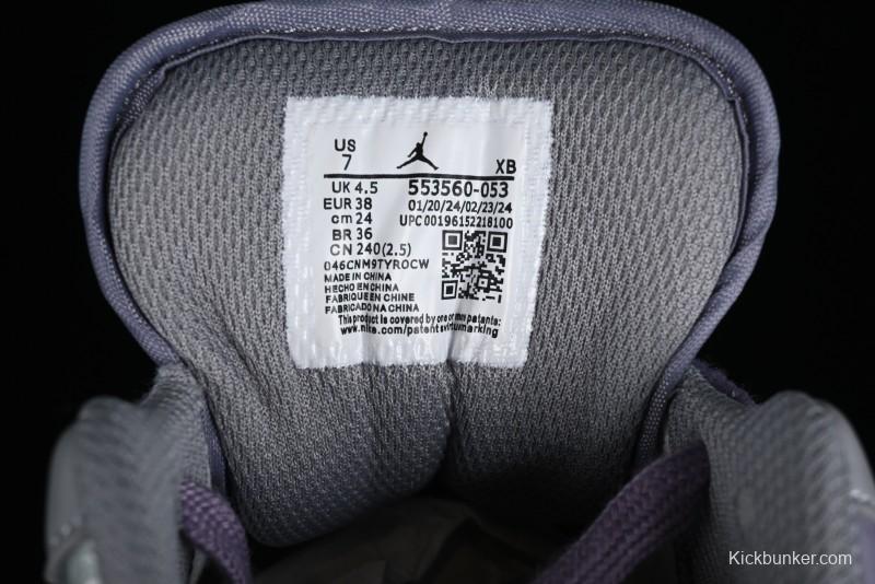 Nike Air Jordan 1 Low AJ1 Retro Basketball Shoes with Panda Mischief Modern Floral Design - 553560-053